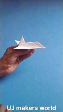 How to make A fighter jet l DIY paper fighter jet