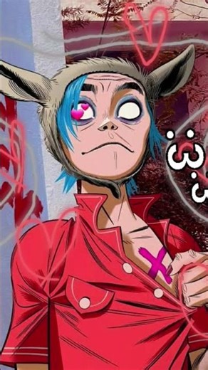 2d being an adorable little angel #2d #gorillaz #2dbeingcute