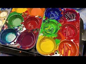 Crayon Batik Using Melted Crayon