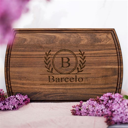 Engraved Bamboo Cutting Board, Personalized Charcuterie Boards - Etsy