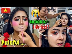 I Went to VIETNAM's *WORST* Reviewed Makeup Artist 🇻🇳😱 *So EXPENSIVE* 😭 *I CRIED*