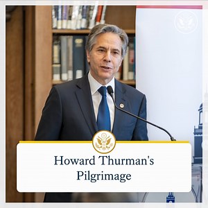 1K views · 256 reactions | The United States and India have always had much to learn from one another. At Howard University, I discussed how Howard Thurman's pilgrimage to India and interactions with Gandhi influenced a key figure in our nation’s journey: Martin Luther King, Jr. We share a special bond indeed. — Secretary of State Antony J. Blinken | U.S. Department of State | Facebook