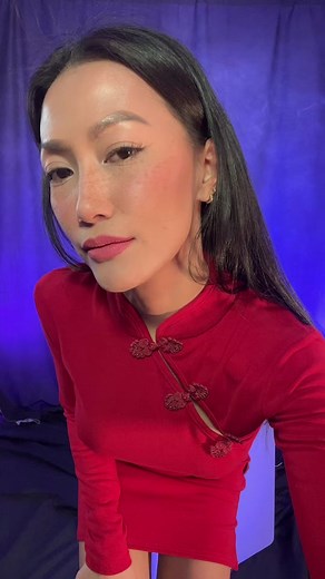 Thinking of wearing this for a xmas party 👠🪭🏮🎄 what do u think? #cluelesslulu #fyp #chinesedress #ootd