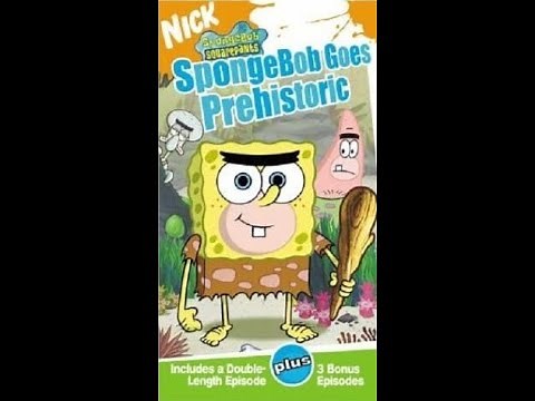 Opening To SpongeBob SquarePants:SpongeBob Goes Prehistoric 2004 VHS