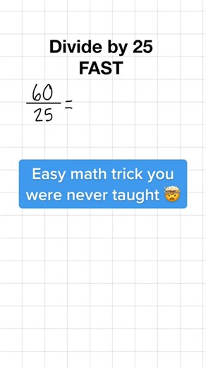 How do you like this?! Cool dividing tricks in your head. #math #Learn...