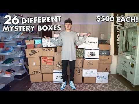 Unboxing 26 Different $500 Hypebeast Mystery Boxes!