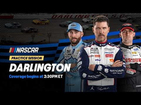 LIVE NASCAR CUP SERIES PRACTICE | Darlington | Prime Video