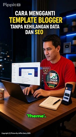 Cara mengganti template blogger tanpa error dan tanpa Panik