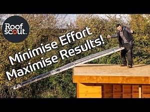 How To Lift Heavy Rolls Of EPDM Rubber Onto Your Roof