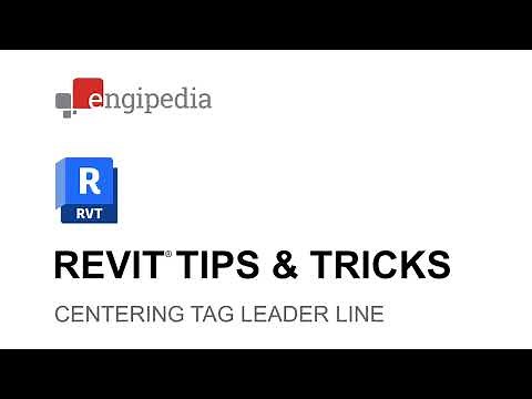 How to Perfectly Center the Revit Tag Leader Line