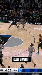 Clean triple from Kelly!! 📺 FanDuelSN SW | San Antonio Spurs