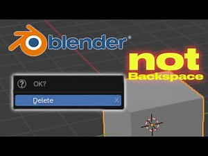 How to DELETE Objects in Blender (and why you are a little cry baby)
