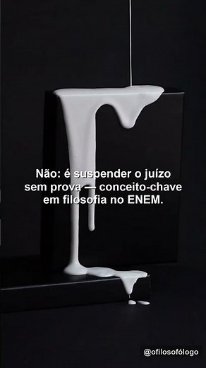 Ceticismo é não acreditar em nada?