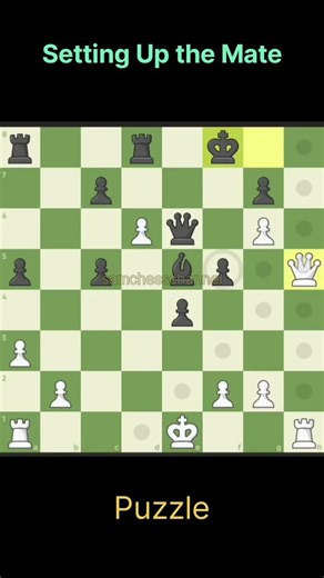 Setting Up the Mate #chess #chessmaster #chesstricks #chessgame #chesscom #chesspuzzle #catur