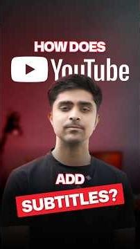 How YouTube Subtitles Work in Real Time? 🔥