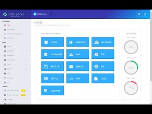 Cyberpanel Tutorial - 2. Basic Usage