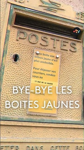 La disparition des boites aux lettres de la Poste