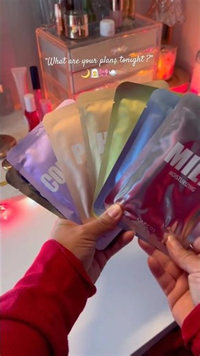 Nighttime diaries 🌙🎀 #koreanskincare #facemask #skincareroutine