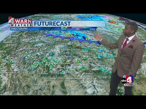 Warm start to the week with gusty winds and another storm system on the way