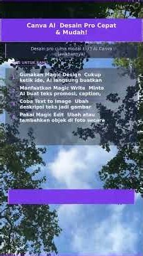 Canva AI: Desain Pro Cepat & Mudah! #Shorts