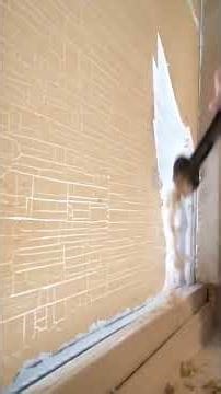 Scraping Paint Off Window #AsMr #handyman