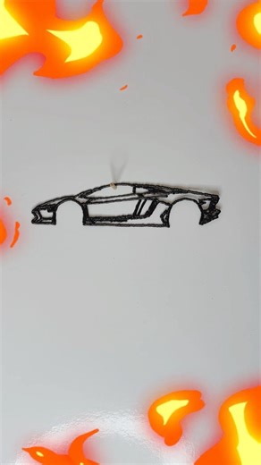 3D Pen Supercar Art 🚗