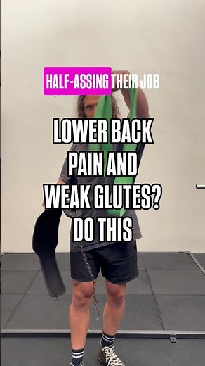 Fix back pain and deadlift more | Banded Glute March