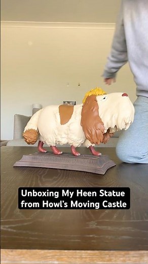 Unboxing My Heen Statue from Howl’s Moving Castle! #studioghibli #howlsmovingcastle #heen