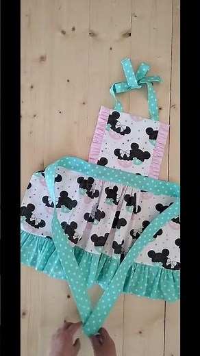 Fartuszek kuchenny dla dziewczynki #motylkowo#dzieci#fartuch#kuchenny