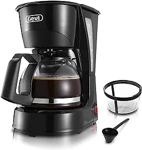 Amazon.com: Gevi 4 Cups Small Coffee Maker, Compact Coffee Machine with Reusable Filter, Warming Plate and Coffee Pot for Home and Office: Home & Kitchen