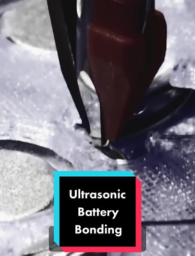 #batterycell Connections are essential for the #batterypack architecture (parallel/series) Here an example of #ultrasonic Cylindrical Battery Bonding used by some car manufacturers