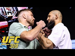 Faceoffs from the UFC 319 Press Conference | ESPN MMA