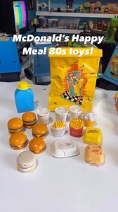 Who remembers getting Happy Meal toys from McDonald’s? These were some of the funnest things to get as a kid. See anything you had? By the way this song is from the Mac & Me soundtrack. Which is another great movie. #mcdonalds #happymeal #toys #genx #childhoodmemories #80s #80skid #oldschool #collectables #remember | Back To The 1980z