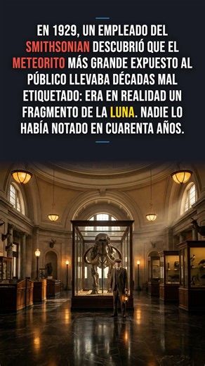 El Smithsonian: 40 años con una roca lunar mal etiquetada