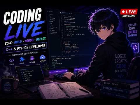 C++ Vibe Coding Vlog & Python | Startup | Learning
