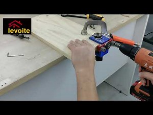 Levoite Furniture Cam Lock Jig Cam Connector Jig Minifix Jig Nut Jig Cam Fitting Jig