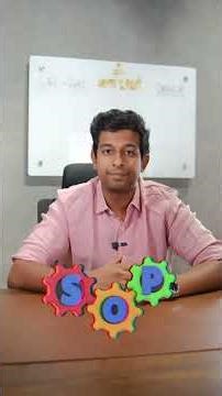 I explain the Power of SOPs in Small-Scale Business Operations | TNBDH