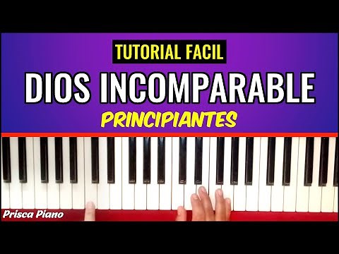 Dios Incomparable | Marco Barrientos | Tutorial Piano Fácil