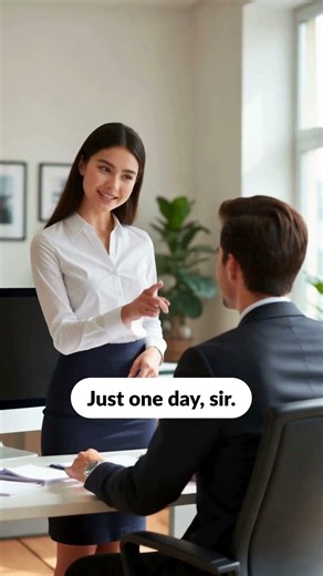 How to ask your boss for leave like a pro English Conversation #office #tips #worklife
