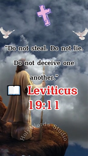 A Verse That Can Change Your Character – Leviticus 19:11 #bible e...