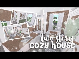 ROBLOX || Bloxburg: Cozy Two Story House (House Build) ♡