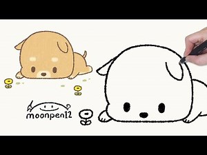 귀여운 아기 시바견 그리기 강좌