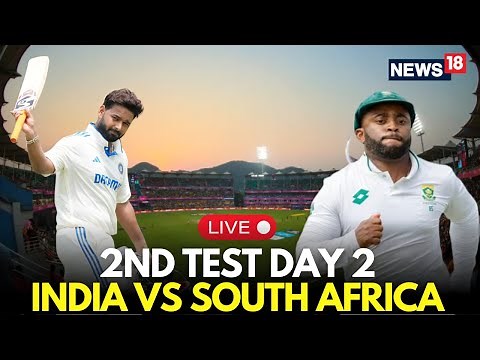 IND vs SA Test Match Day 2 LIVE From Guwahati | LIVE Match Updates, Scorecard & Much More | CRICKET