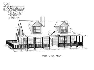 Flat Branch Log Cabin - 3 Bd 2.5 Bath Log Cabin - Gastineau Log Homes