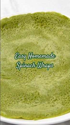 Easy Spinach Tortillas (Vegan + Gluten-Free!) #spinachtortillas #veganrecipes #glutenfree