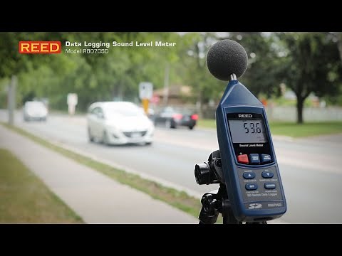 Assess sound levels with the REED R8070SD Data Logging Sound Level Meter