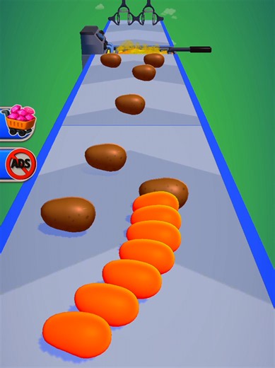 🥔🍟 Rush Runner #3dgames #mobilegames #gaming #3dgameplay #rungames