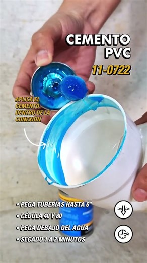 CEMENTO PVC Y CPVC #diy #plomería #mantenimiento #innovación
