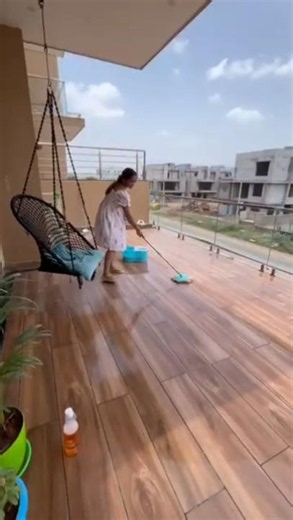 How I Clean My Floors Without Harsh Chemicals 👀 | Pollie Floor Cleaner ft. Pollie