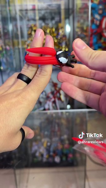 Venom Gashapon Minifigure Unboxing Experience